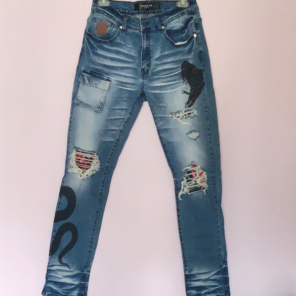 Reason brand men's skinny jeans